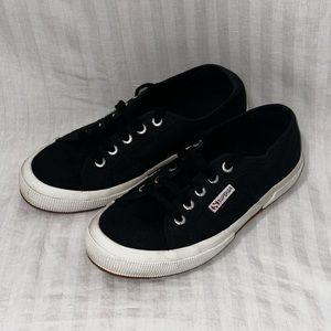 Superga Womens Cotu Classic Sneaker Black Size 7